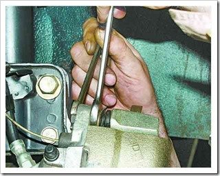 ремонт тормозых колодок передних колес